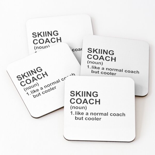 Item preview, Skiing Coach Definition - Like A Normal Coach But Cooler designed and sold by GymWearDepot.