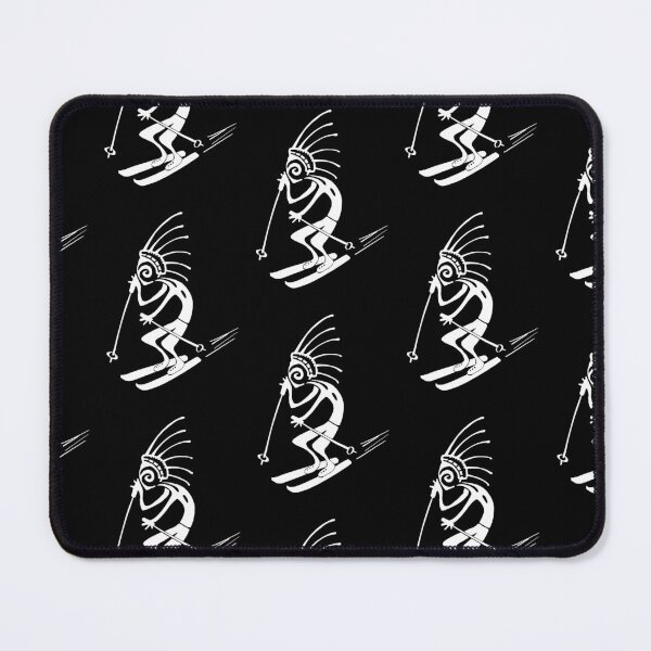 Item preview, Kokopelli skier white designed and sold by nogamax.