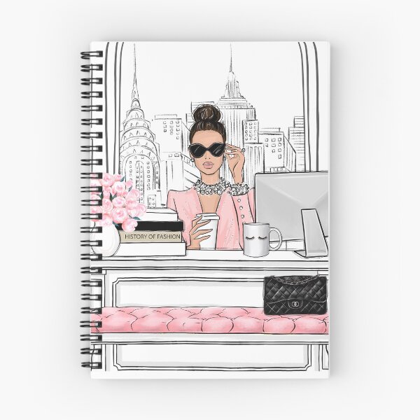 Item preview, Girl boss in New York office designed and sold by Lalanacliparts.