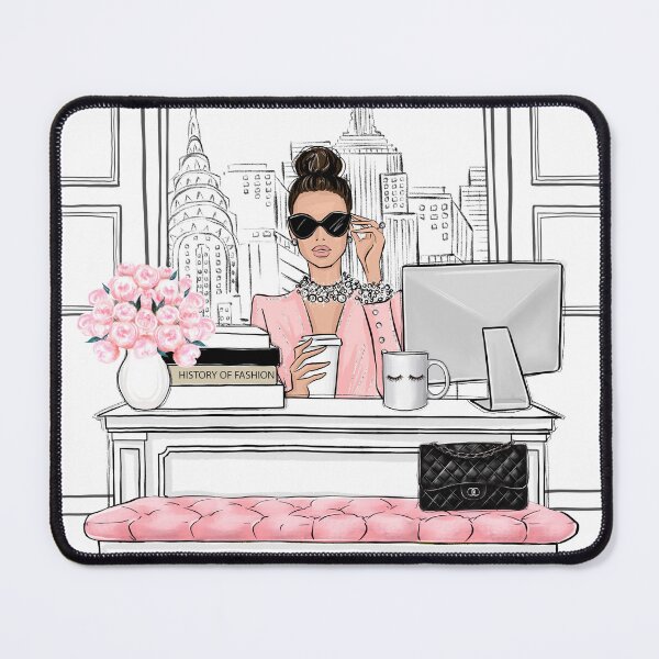 Item preview, Girl boss in New York office designed and sold by Lalanacliparts.