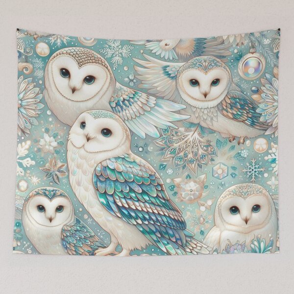 Item preview, Beautiful Snow Owls designed and sold by purplesensation.