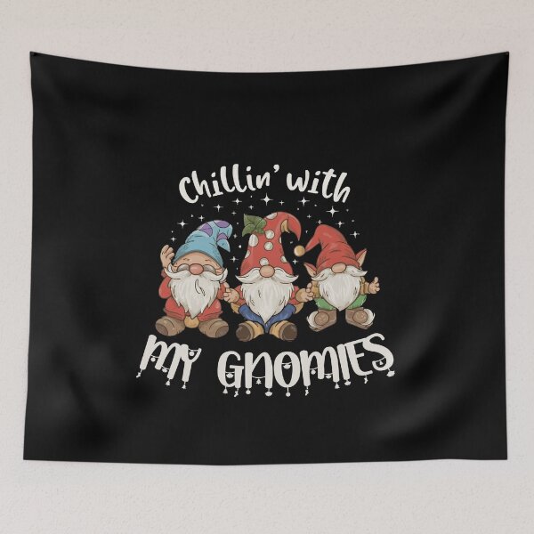 Item preview, Chilling with my gnomies unisex funny xmas classic designed and sold by 0amine.