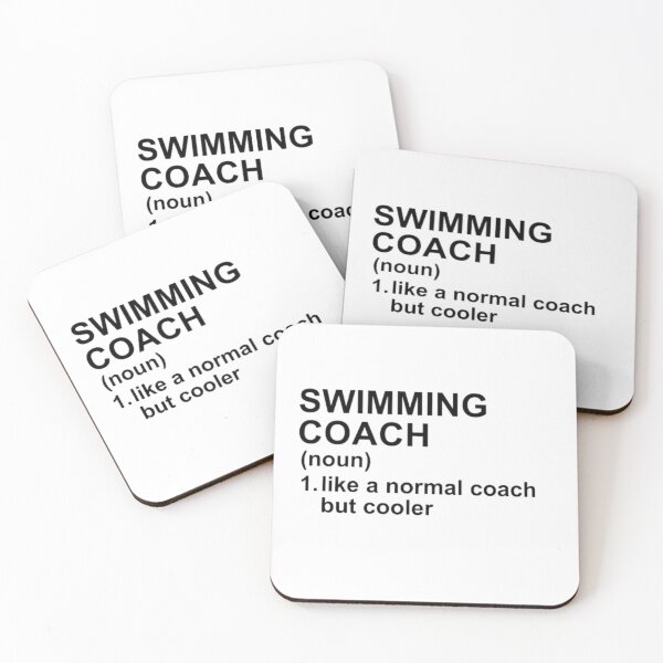 Item preview, Swimming Coach Definition - Like A Normal Coach But Cooler designed and sold by GymWearDepot.