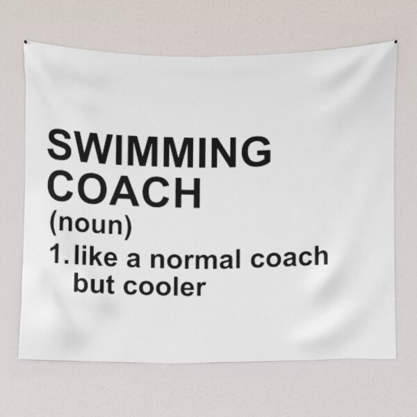 Item preview, Swimming Coach Definition - Like A Normal Coach But Cooler designed and sold by GymWearDepot.