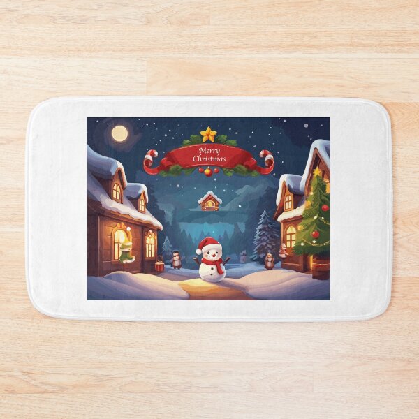 Item preview, Snowman welcoming Christmas designed and sold by AlejaJorgeShop.