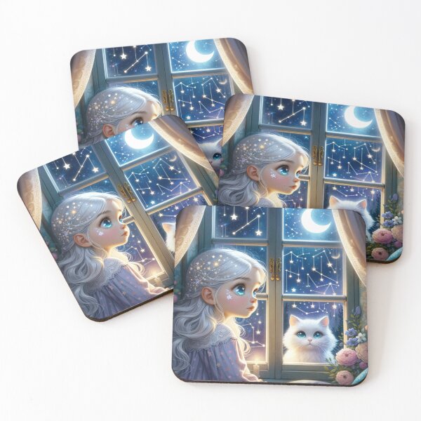 Item preview, Luna And The Mooncat designed and sold by DronzaX.