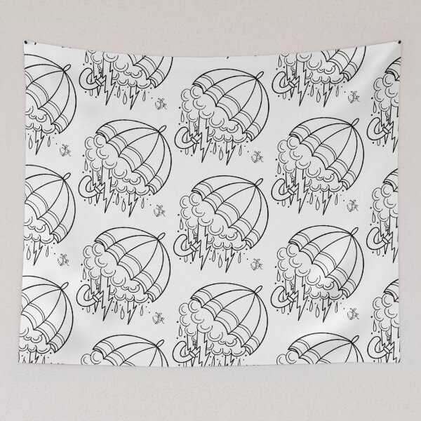 Item preview, American traditional umbrella flash. designed and sold by ReaperRoseCo.