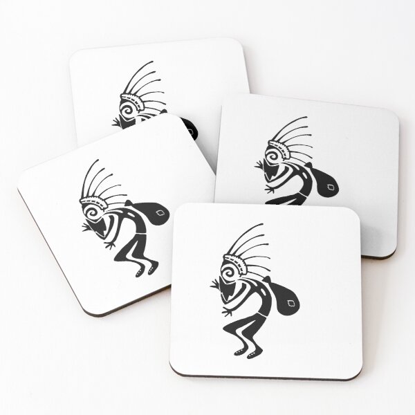 Item preview, Kokopelli Santa black designed and sold by nogamax.