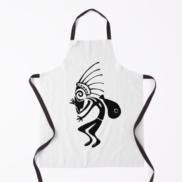 Item preview, Kokopelli Santa black designed and sold by nogamax.