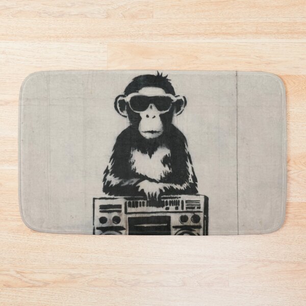 Item preview, Dj Monkey Stencil Graffiti designed and sold by Bomax121.