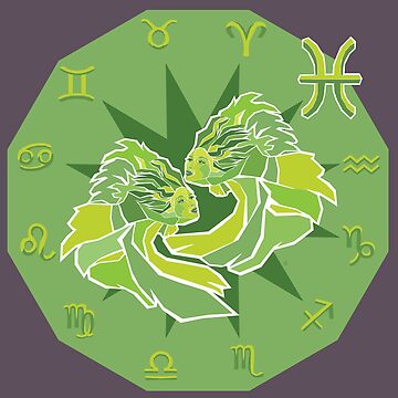 Artwork thumbnail, Pisces Dodecagon1 by Zodiaconographz