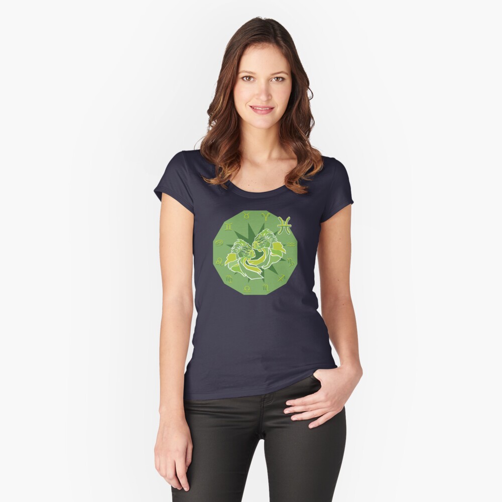 Item preview, Fitted Scoop T-Shirt designed and sold by Zodiaconographz.