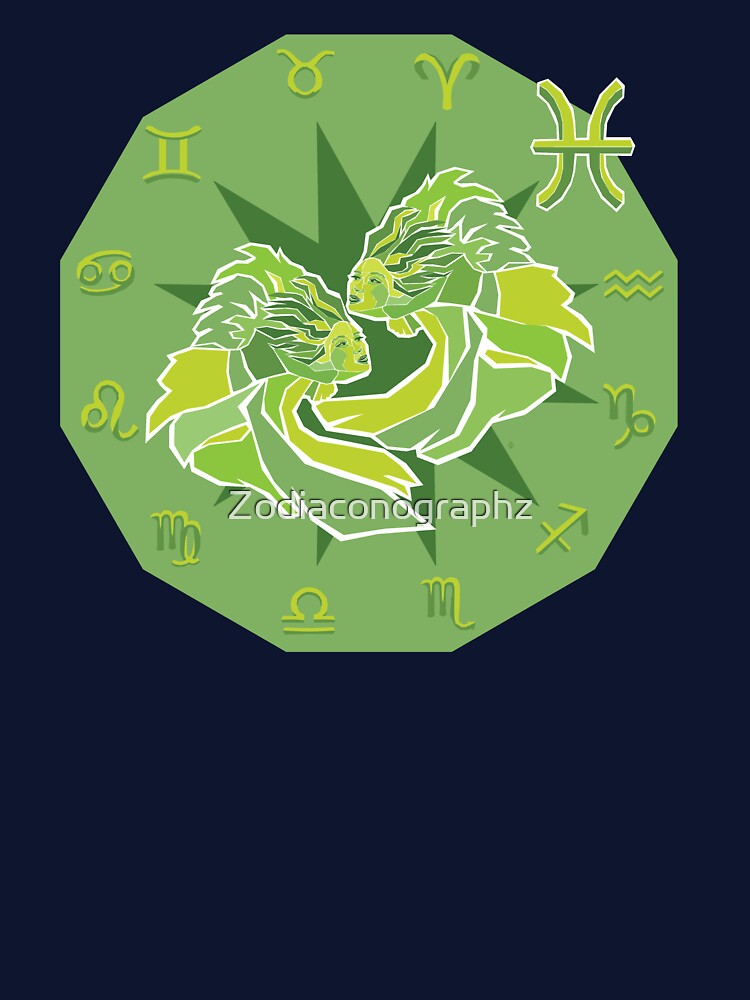 Thumbnail 7 of 7, Classic T-Shirt, Pisces Dodecagon1 designed and sold by Zodiaconographz.