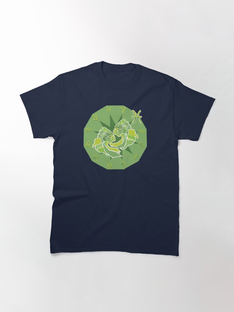 Thumbnail 3 of 7, Classic T-Shirt, Pisces Dodecagon1 designed and sold by Zodiaconographz.