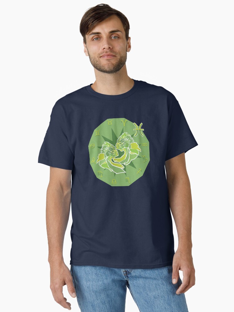 Thumbnail 2 of 7, Classic T-Shirt, Pisces Dodecagon1 designed and sold by Zodiaconographz.