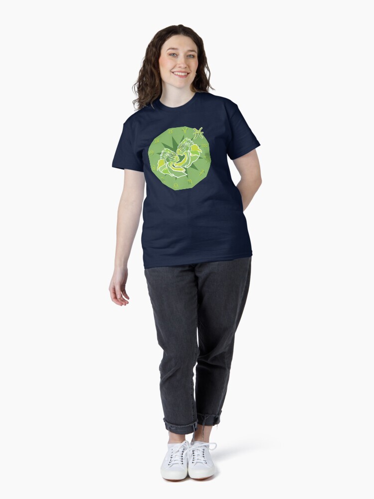 Thumbnail 4 of 7, Classic T-Shirt, Pisces Dodecagon1 designed and sold by Zodiaconographz.