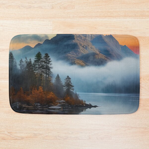 Item preview, Misty Mountain Sunset designed and sold by tobyheward.