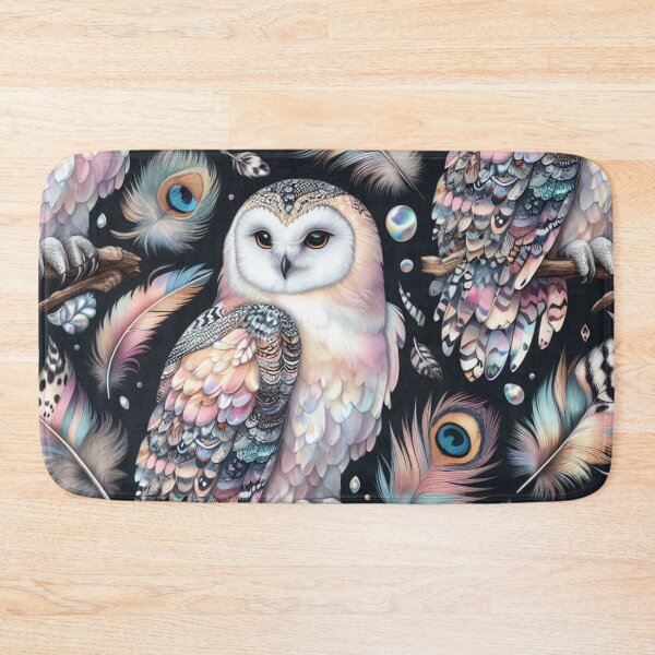 Item preview, Fancy Owls and Feathers designed and sold by purplesensation.