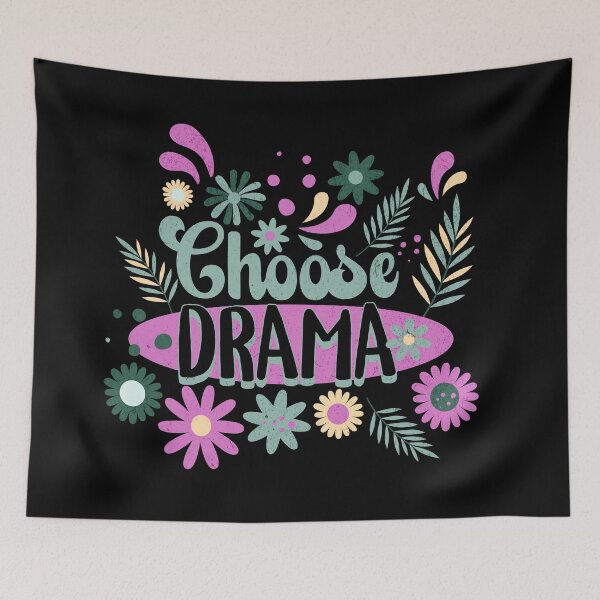 Item preview, Choose drama - drama queen designed and sold by EvergreenWhimsy.