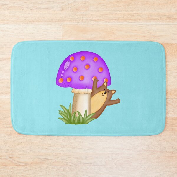 Item preview, Cute groundhog with Mushroom hat  designed and sold by Onanong2531.