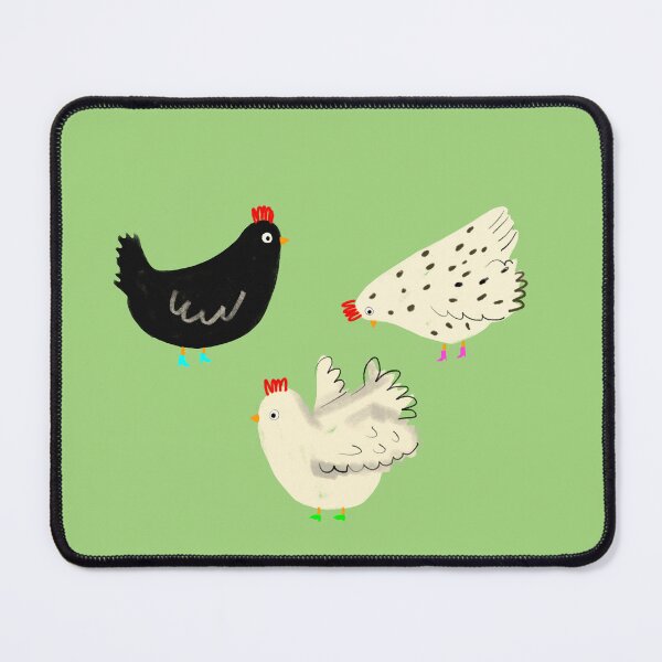 Item preview, Chickens in funky shoes designed and sold by tascha-doodles.
