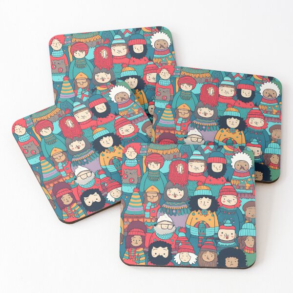 Item preview, Eccentric Holiday Harmony Seamless Pattern designed and sold by MeawExoplanet.