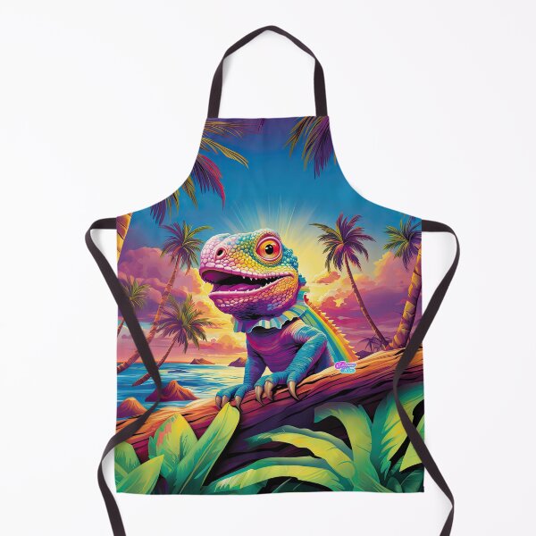 Item preview, Whimsical Y2K Rainbow Iguana Merchandise - Embrace the Lizard Magic! designed and sold by ChromaKins.