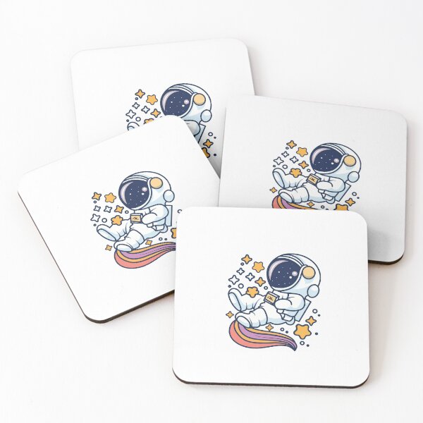 Item preview, flowing astronaut  designed and sold by kathelmoala.
