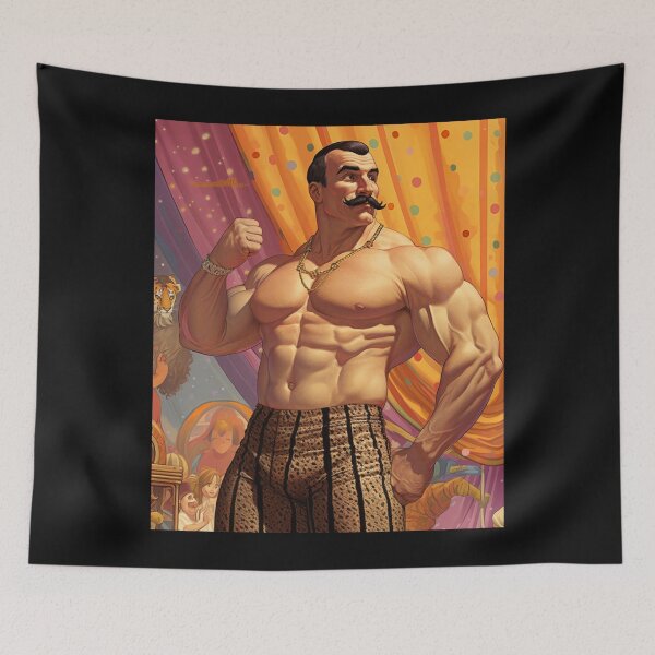 Item preview, Vintage 1920s Strongman Show designed and sold by JLCableStudio.