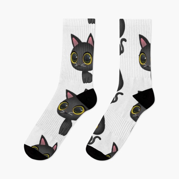 Item preview, black cat designed and sold by poopfox.