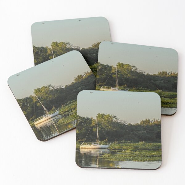 Item preview, A sailboat sailing through the wetlands designed and sold by AyluF.