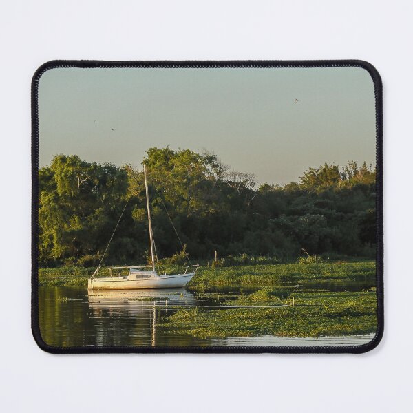 Item preview, A sailboat sailing through the wetlands designed and sold by AyluF.