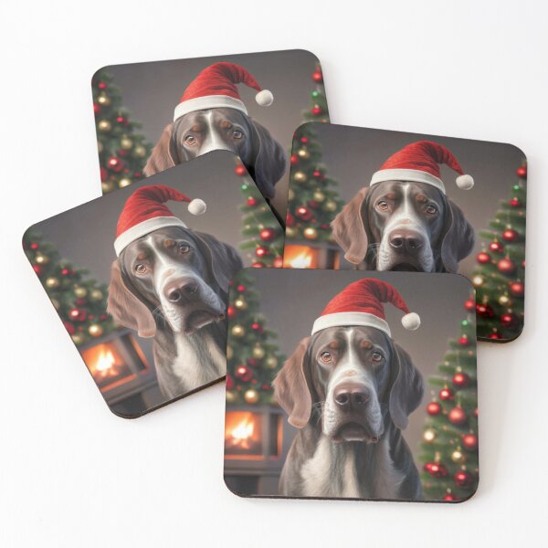 Item preview, Wirehaired Pointer, Drahthaar Dog Christmas  designed and sold by VividPrints Store (+7k ⭐⭐⭐⭐⭐).