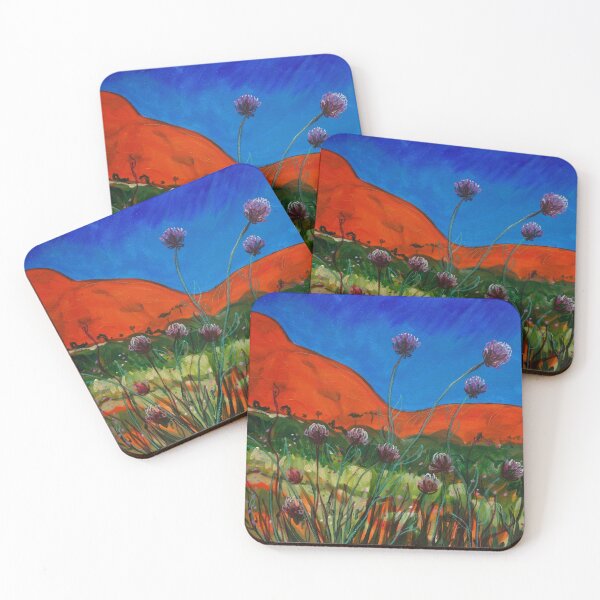Item preview, Kata Tjuta with Desert Rose designed and sold by larabardsleyart.