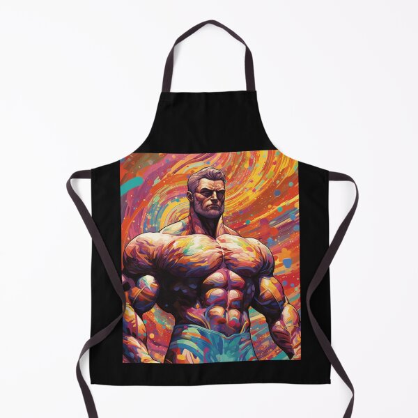 Item preview, 1960s Psychedelic Bodybuilder Illustration designed and sold by JLCableStudio.