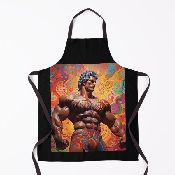Item preview, 1960s Psychedelic Bodybuilder Illustration designed and sold by JLCableStudio.