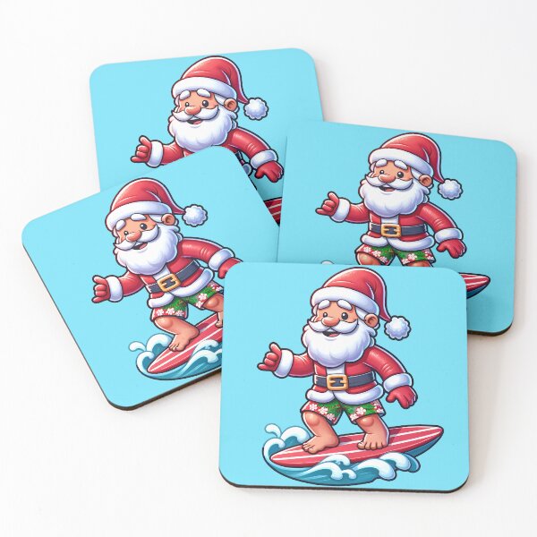 Item preview, Surfing Santa designed and sold by Emitropy.