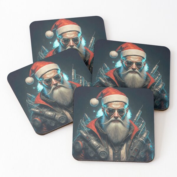 Item preview, Cyberpunk Santa Claus designed and sold by Cosmoverso.