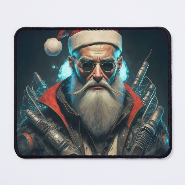 Item preview, Cyberpunk Santa Claus designed and sold by Cosmoverso.