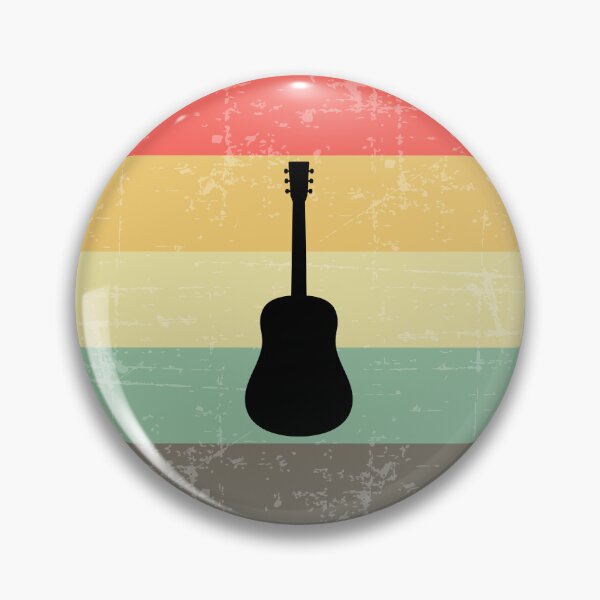 Item preview, Retro Sunset Acoustic Guitar Silhouette designed and sold by JPareDesign.