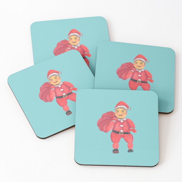 Item preview, Christmas Elf on Turquoise designed and sold by STHoganArtist.