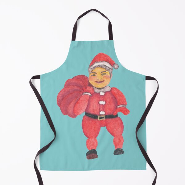 Item preview, Christmas Elf on Turquoise designed and sold by STHoganArtist.