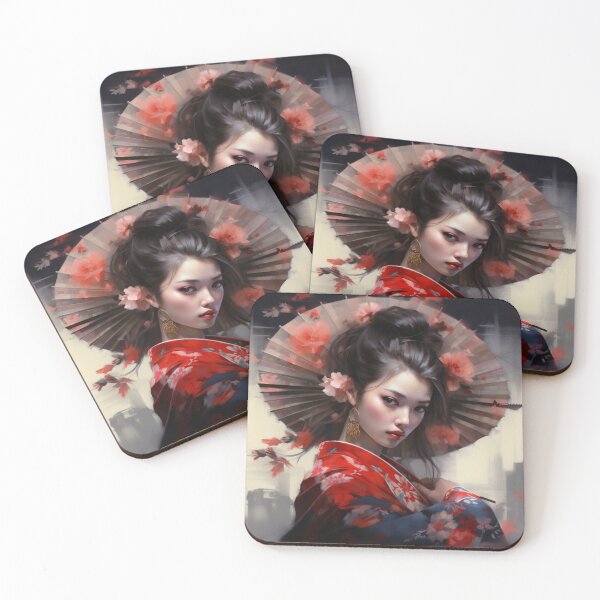 Item preview,  "Elegance in Silence: Geisha Portraits Collection" designed and sold by VinciArt24.