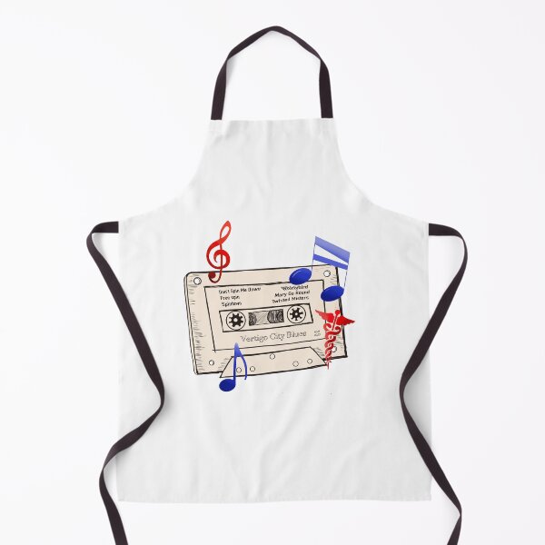 Item preview, Vertigo City Blues Med Ear Doctor Spin cassette tape art designed and sold by Midwest-Goods.