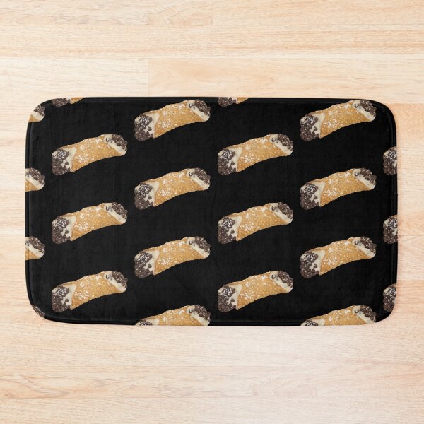 Item preview, Cannoli Pattern with Black Background designed and sold by HoorayDesigns.