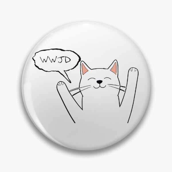 Artikelvorschau, WWJD (Katze) entworfen und verkauft von PAW-Creatures.