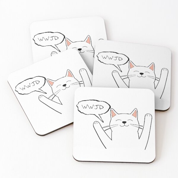 Item preview, WWJD (Cat) designed and sold by PAW-Creatures.