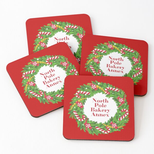Item preview, WREATH:  North Pole Bakery Annex - funny Christmas holidays signs designed and sold by DesignsFromTW-S.