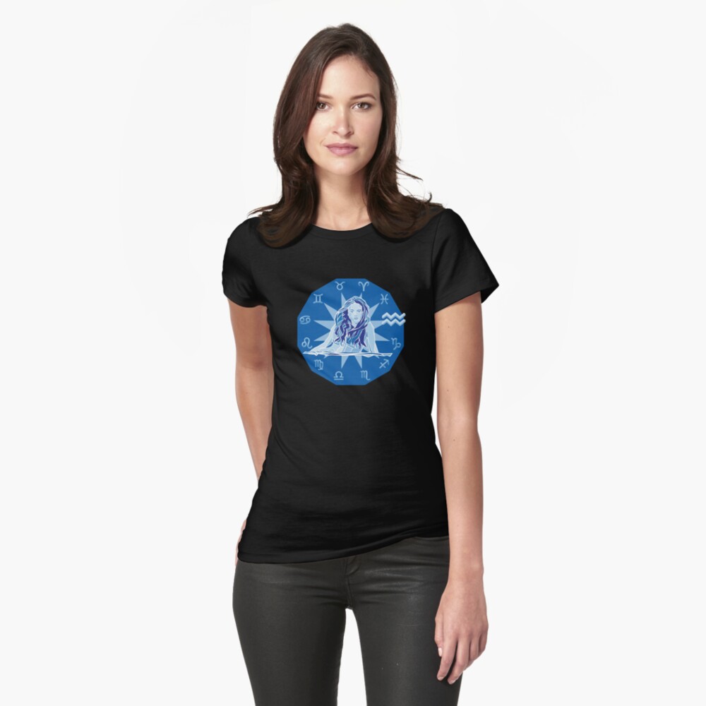 Item preview, Fitted T-Shirt designed and sold by Zodiaconographz.
