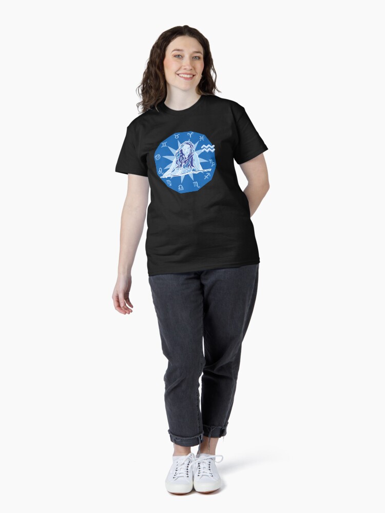 Thumbnail 4 of 7, Classic T-Shirt, Aquarius Dodecagon1 designed and sold by Zodiaconographz.